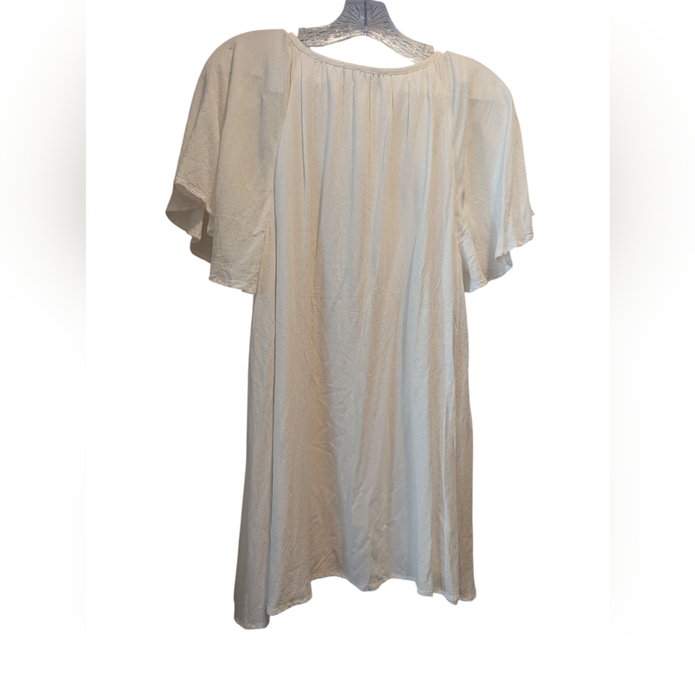 Show Me Your Mumu White Juana Tassel Tunic Top Cover Up Size Small *Note Re Spot - Picture 3 of 13